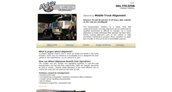 Desktop Screenshot of mobiletruckalignment.com